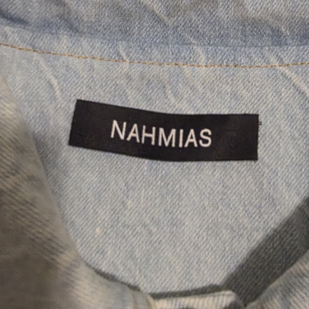 Nahmias Light Blue Varsity Jacket - Picture 6 of 7